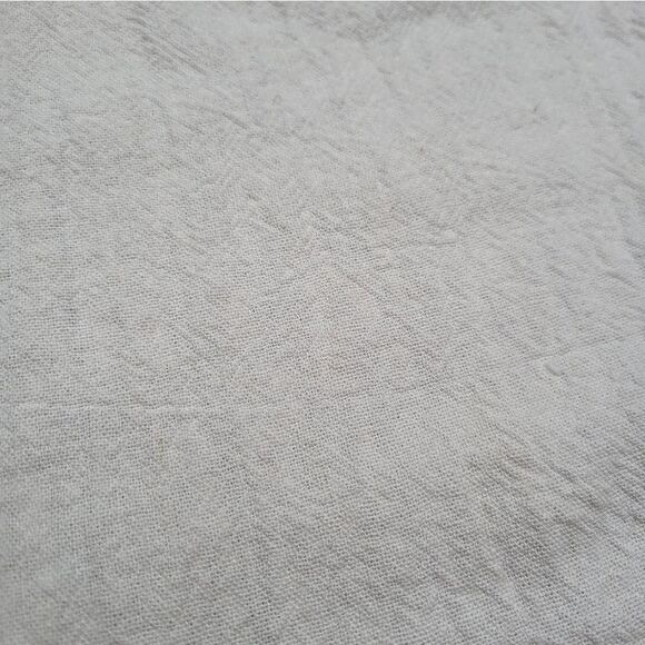 Susan Graver linen blend white pants size small high waist loose casual comfy - Picture 11 of 11